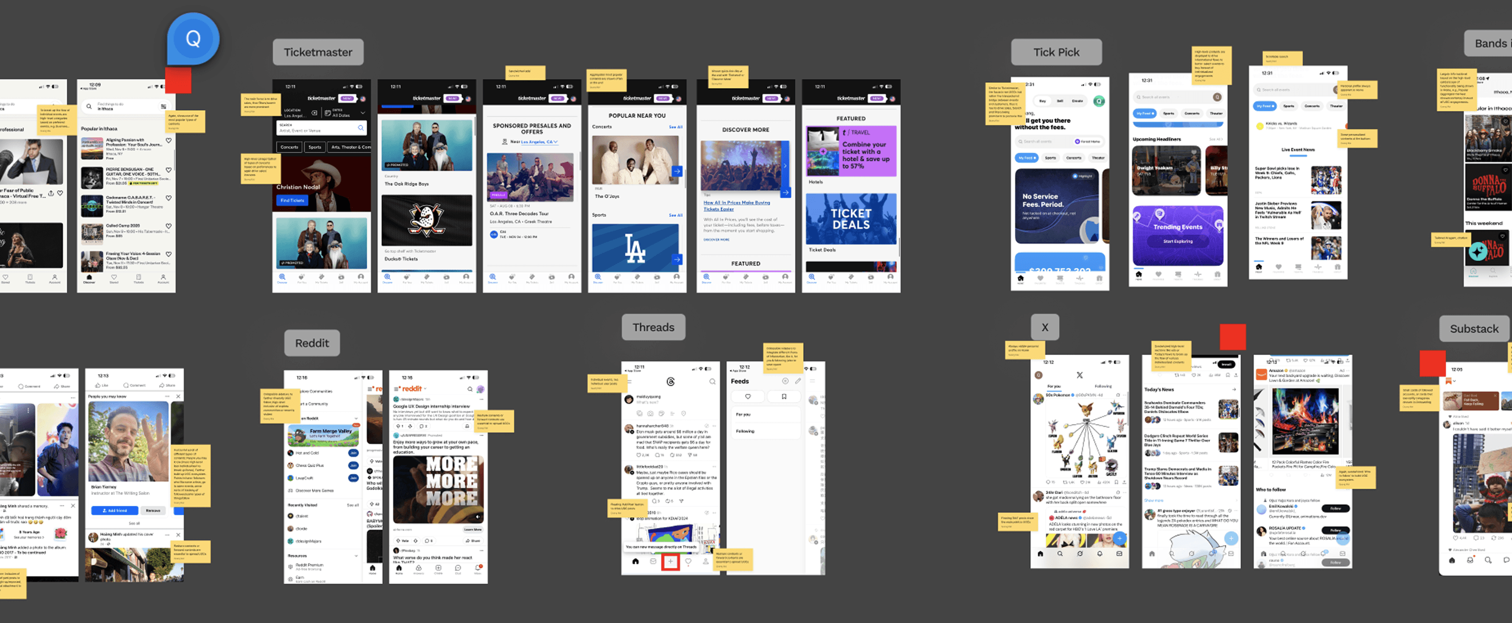 Image: Our team's competitive analysis notes