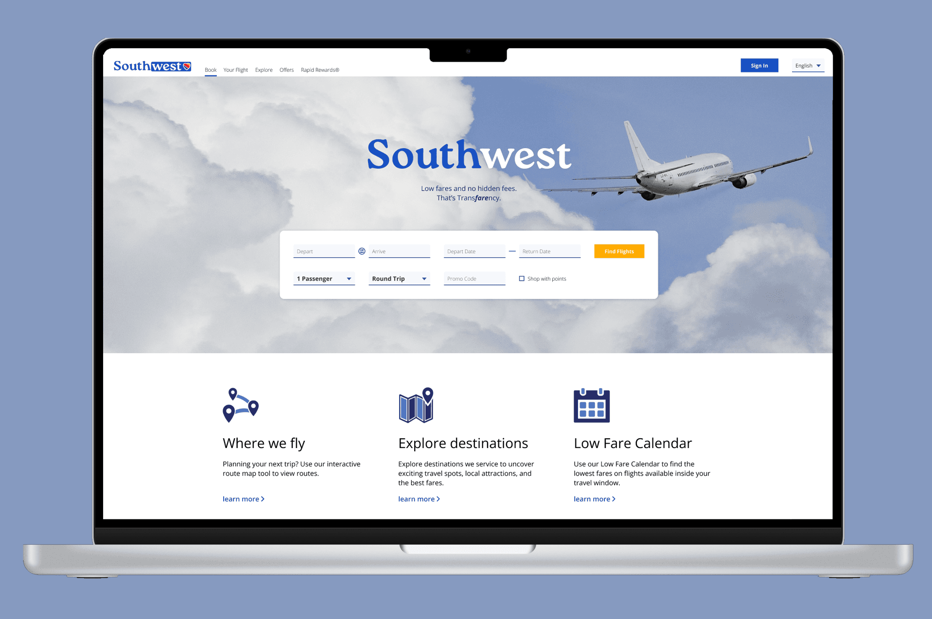Southwest Airlines Redesign