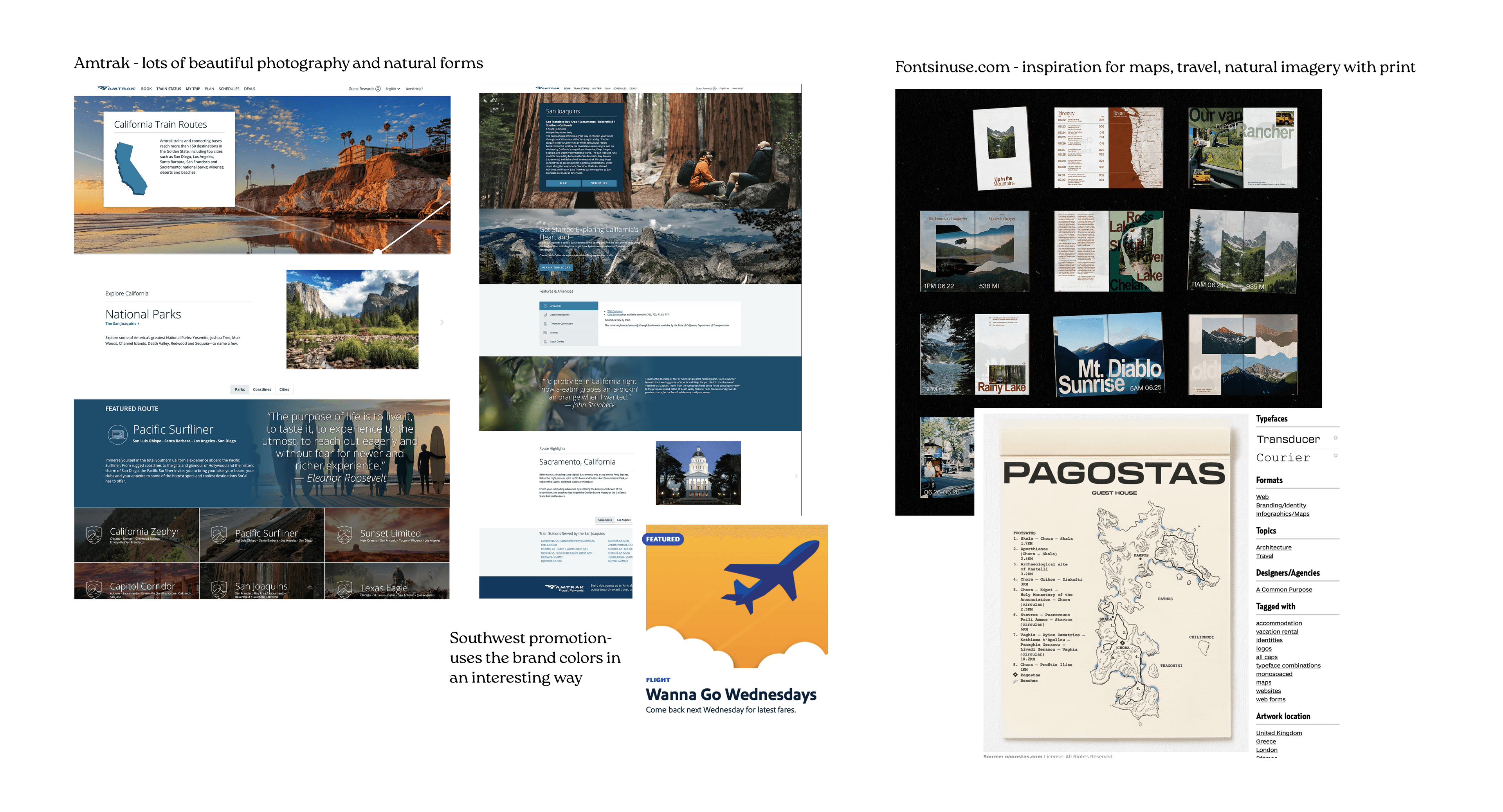 Image: Competitive analysis and research mood board